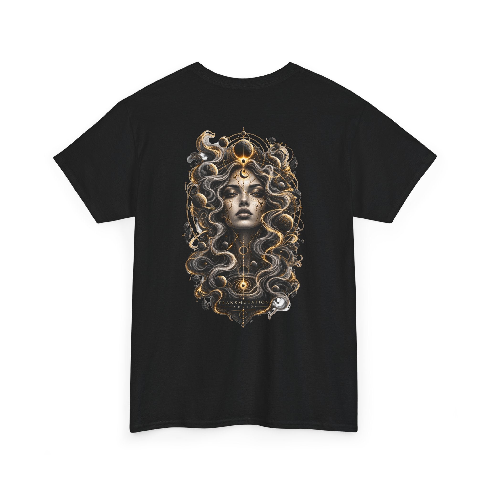 Medusa Mythology T‑Shirt — Gothic Medusa Art Tee (Snake Hair Portrait)
