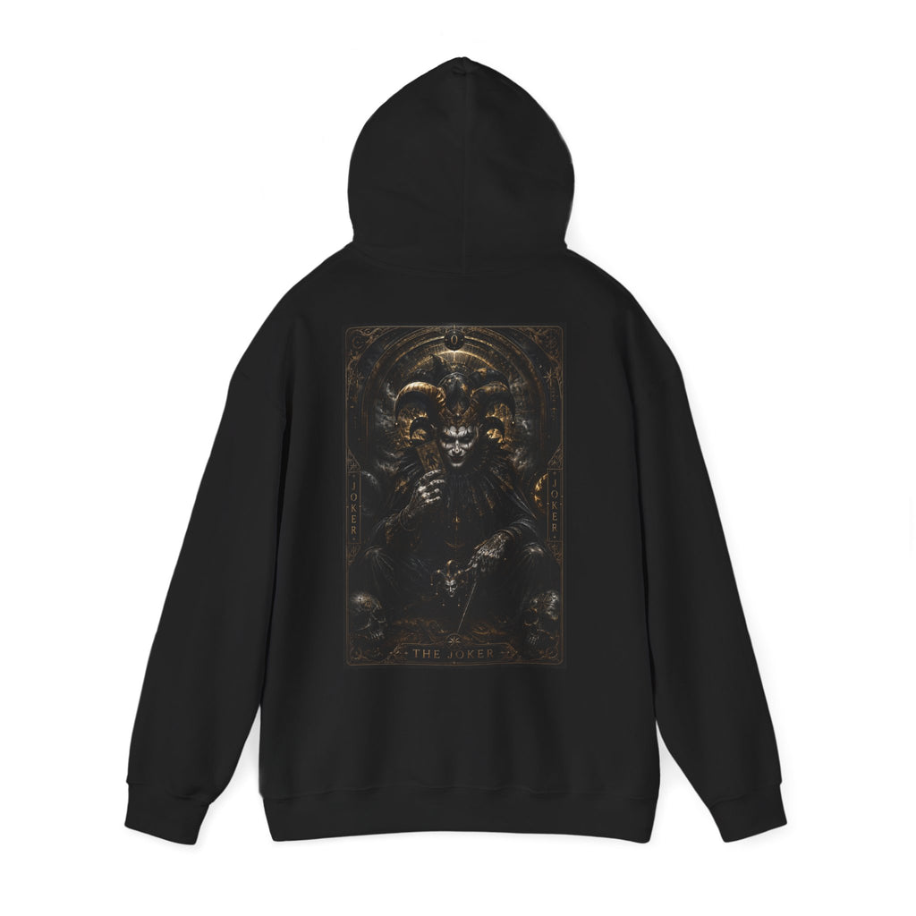 Hoodie – Dark King Throne Graphic Pullover (Gothic Skull Art)