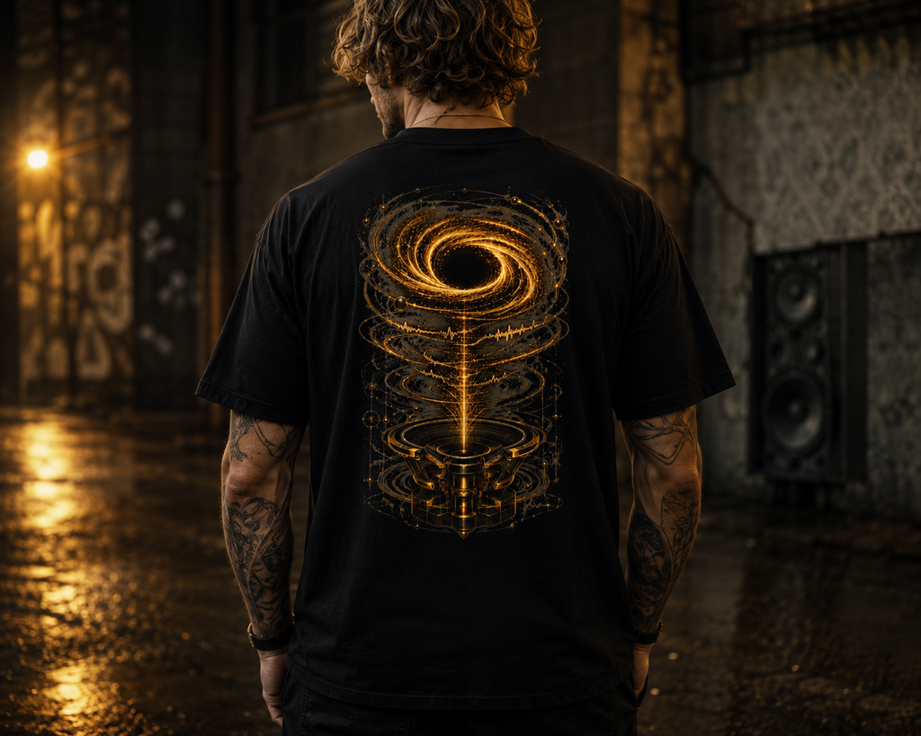 Wormhole T-Shirt — Golden Transmutation Audio Tee