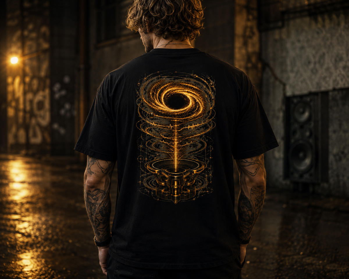 Wormhole T-Shirt — Golden Transmutation Audio Tee