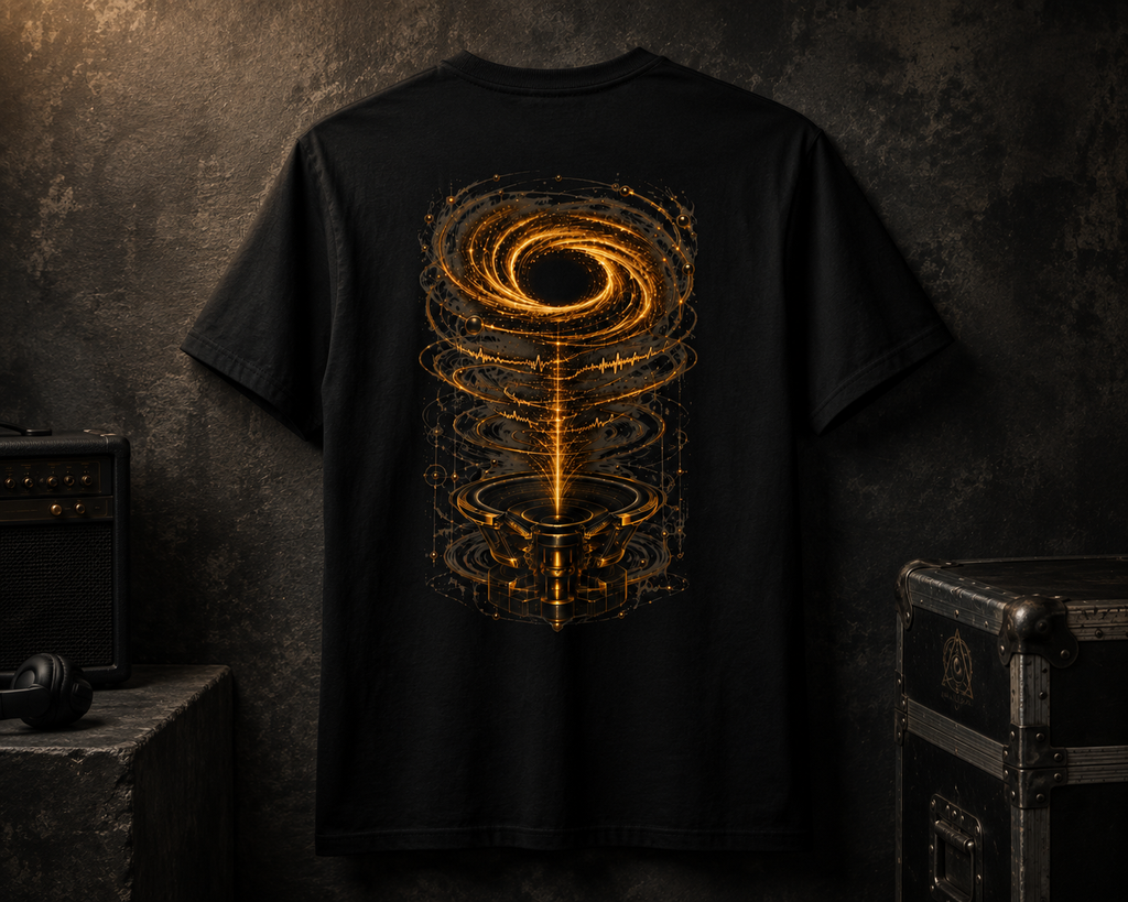 Wormhole T-Shirt — Golden Transmutation Audio Tee