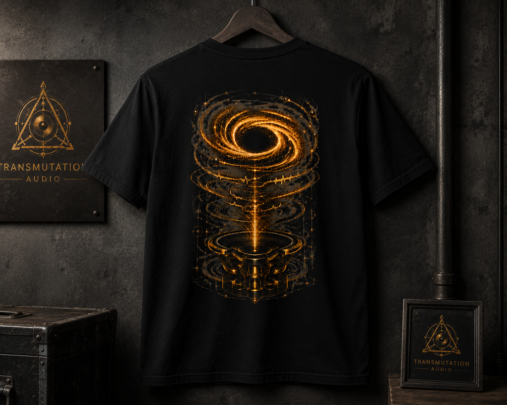 Wormhole T-Shirt — Golden Transmutation Audio Tee
