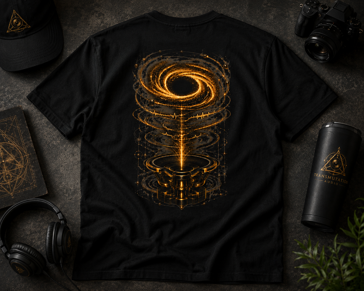 Wormhole T-Shirt — Golden Transmutation Audio Tee