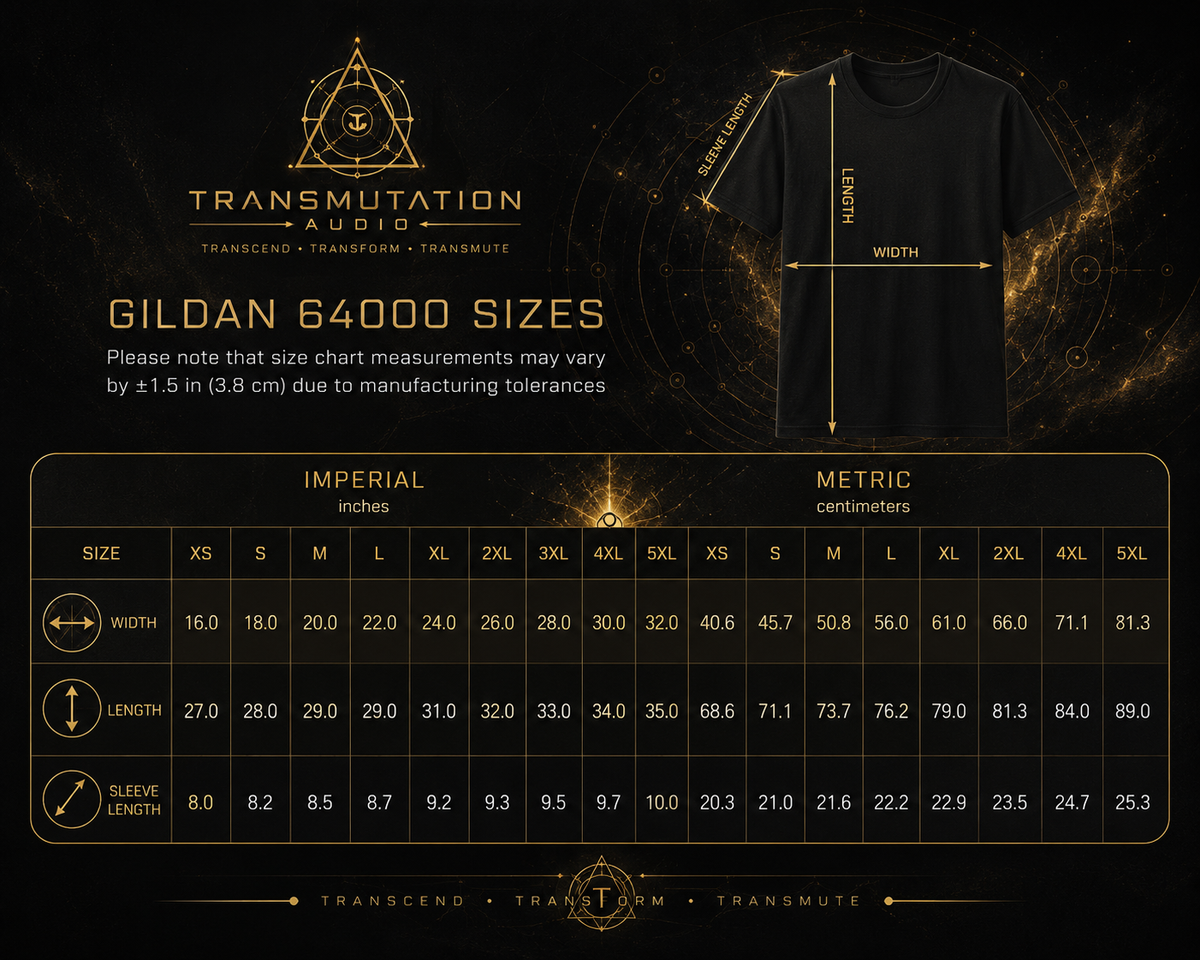 Wormhole T-Shirt — Golden Transmutation Audio Tee