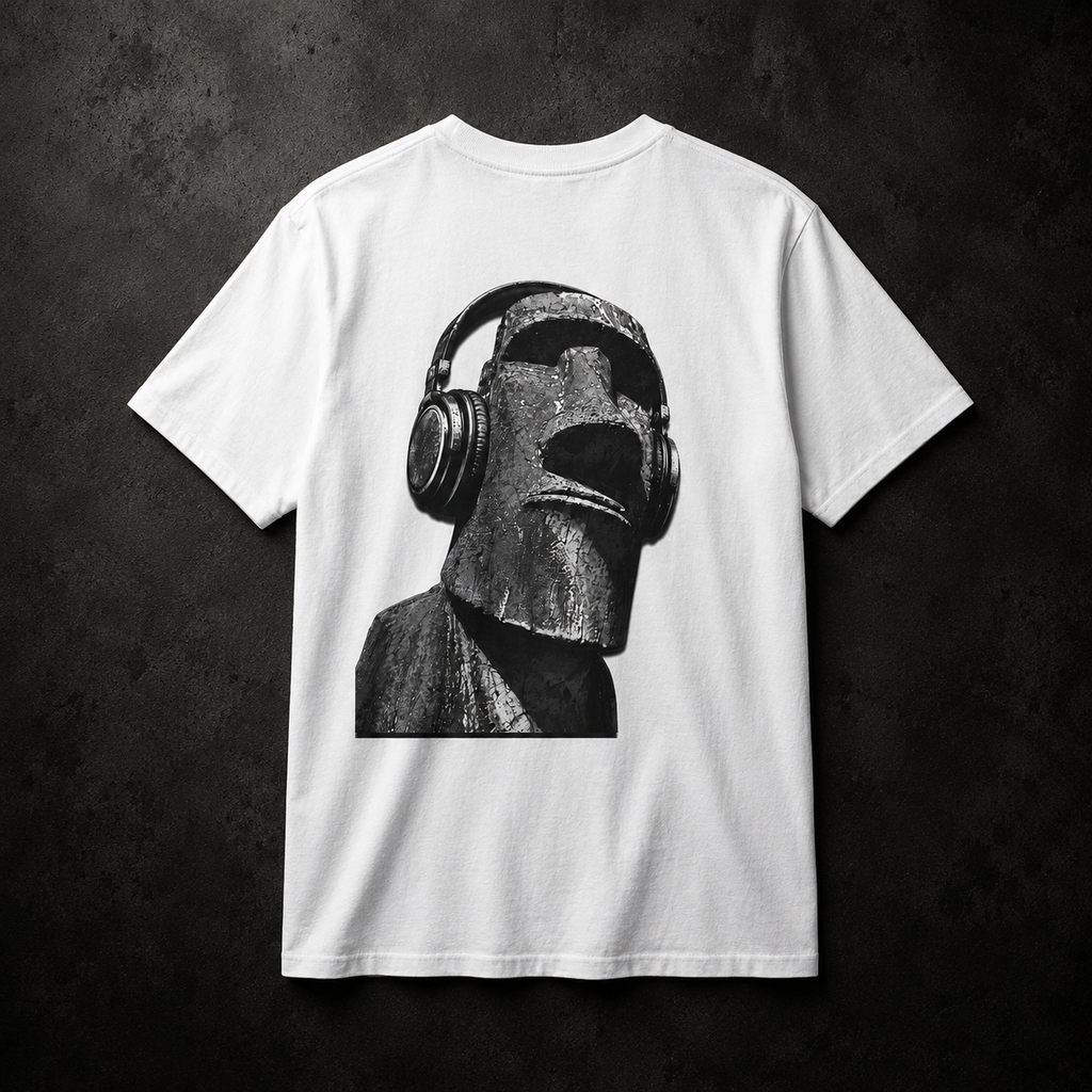 Easter Island Transmutation Minimalist Logo T-Shirt