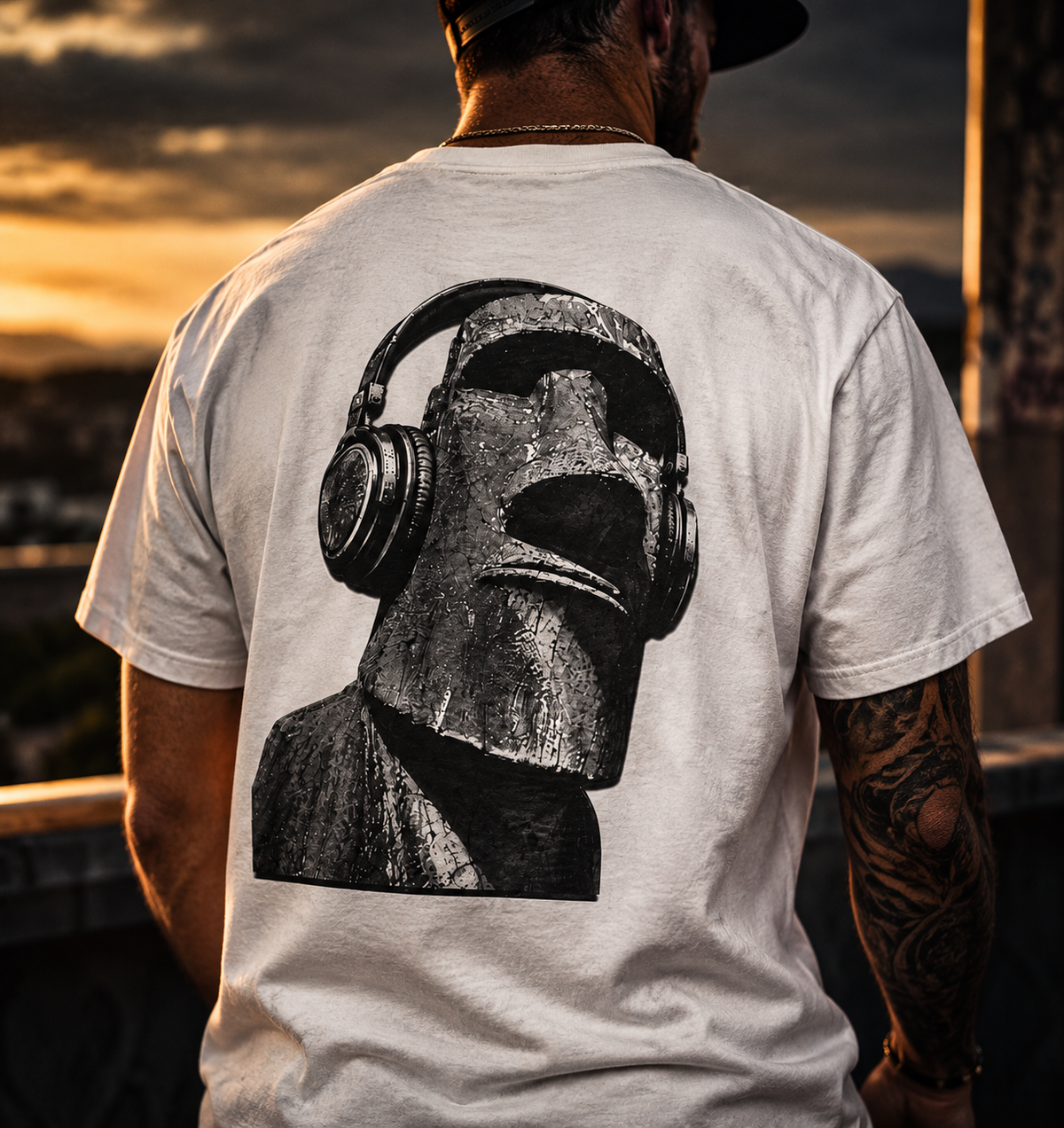 Easter Island Transmutation Minimalist Logo T-Shirt