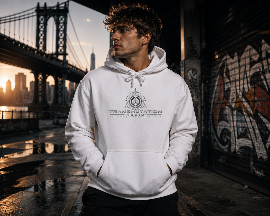 Transmutation Audio Hoodie — Minimal  Hooded Sweatshirt