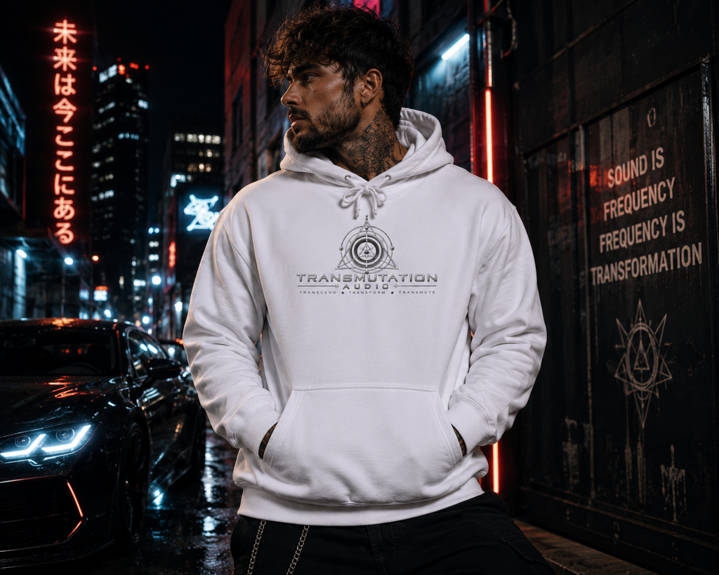 Transmutation Audio Hoodie — Minimal  Hooded Sweatshirt
