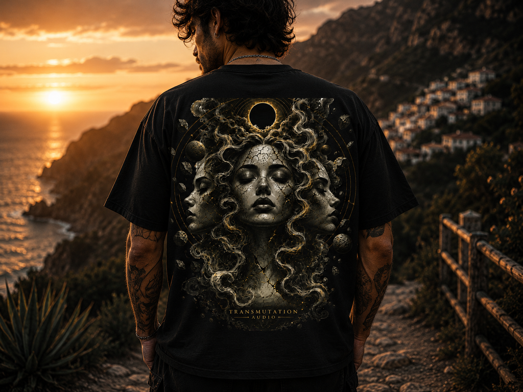 Mystic Medusa Art Tee — Goddess Portrait Graphic T-Shirt