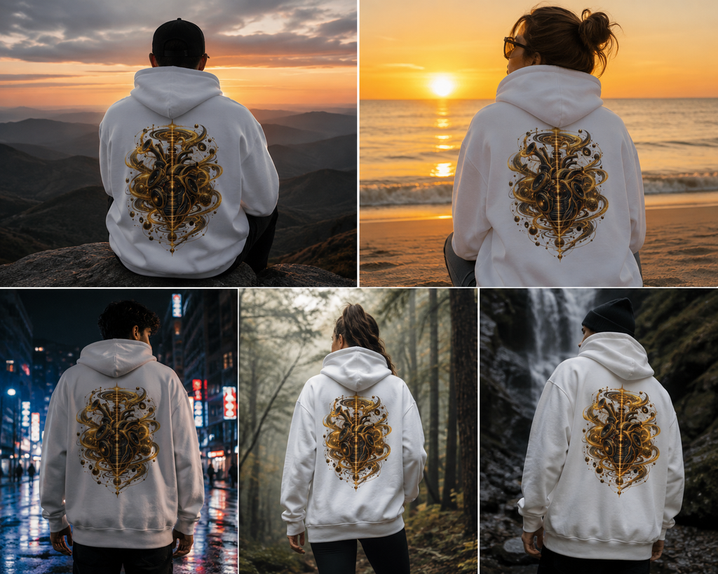 The architect  of sound Hoodie Sacred Geometry