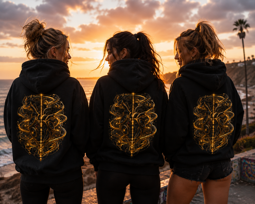 The architect  of sound Hoodie Sacred Geometry
