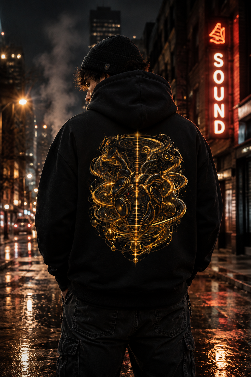The architect  of sound Hoodie Sacred Geometry