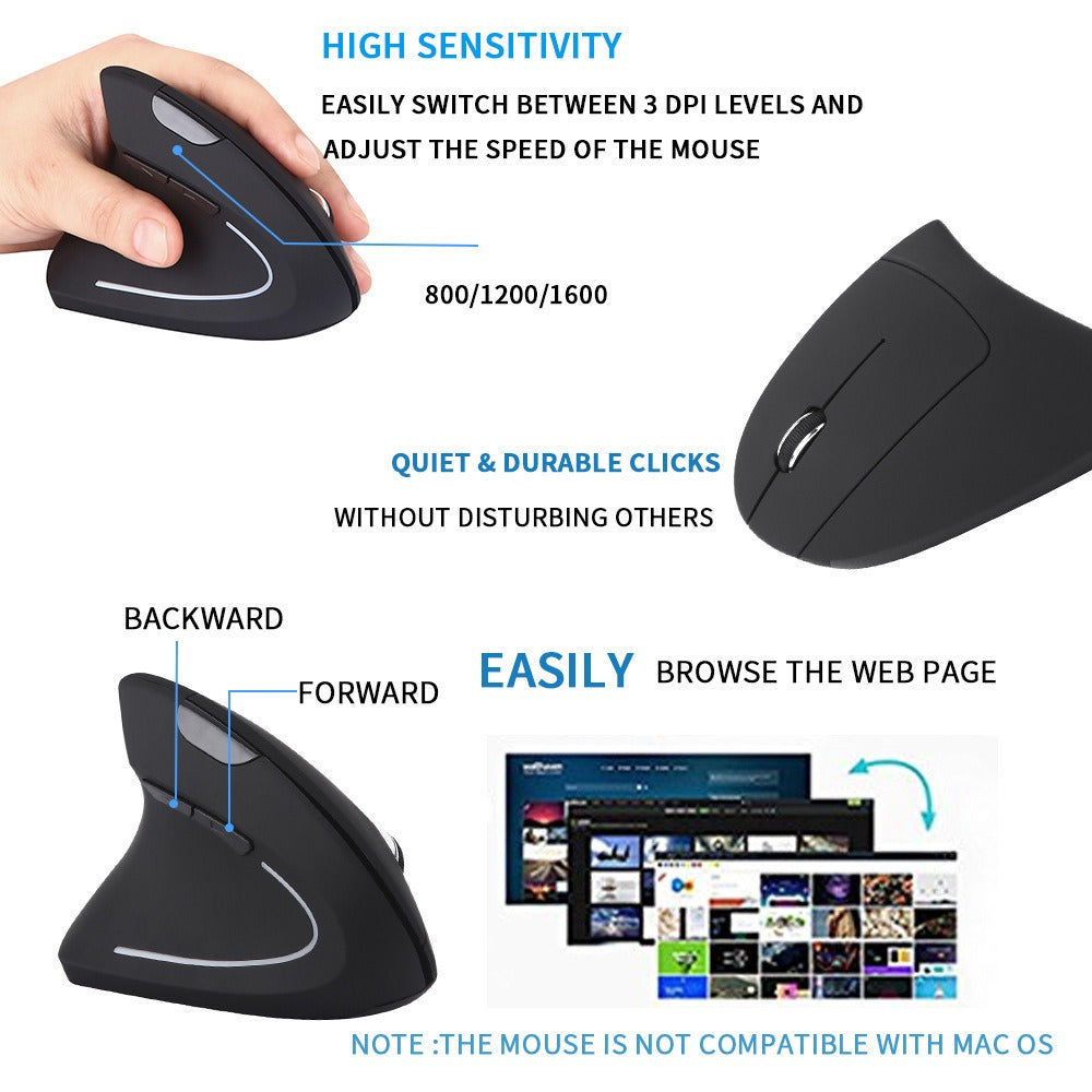 Left-Handed Vertical Mouse