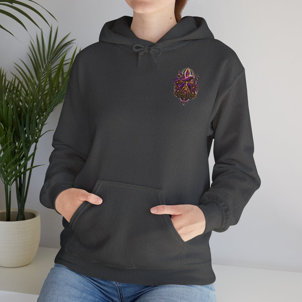 Butterfly Tranformation Hoodie — Purple Gothic Butterfly Backprint Sweatshirt
