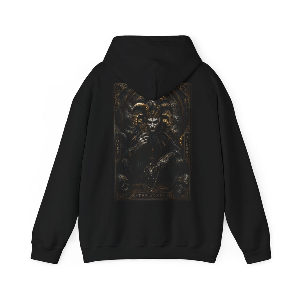 Hoodie – Dark King Throne Graphic Pullover (Gothic Skull Art)