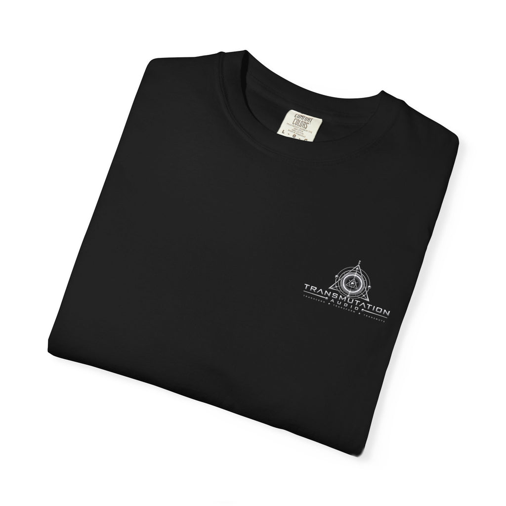 Minimal Compass Logo T-Shirt — Small Chest Graphic, Nautical Adventure Tee