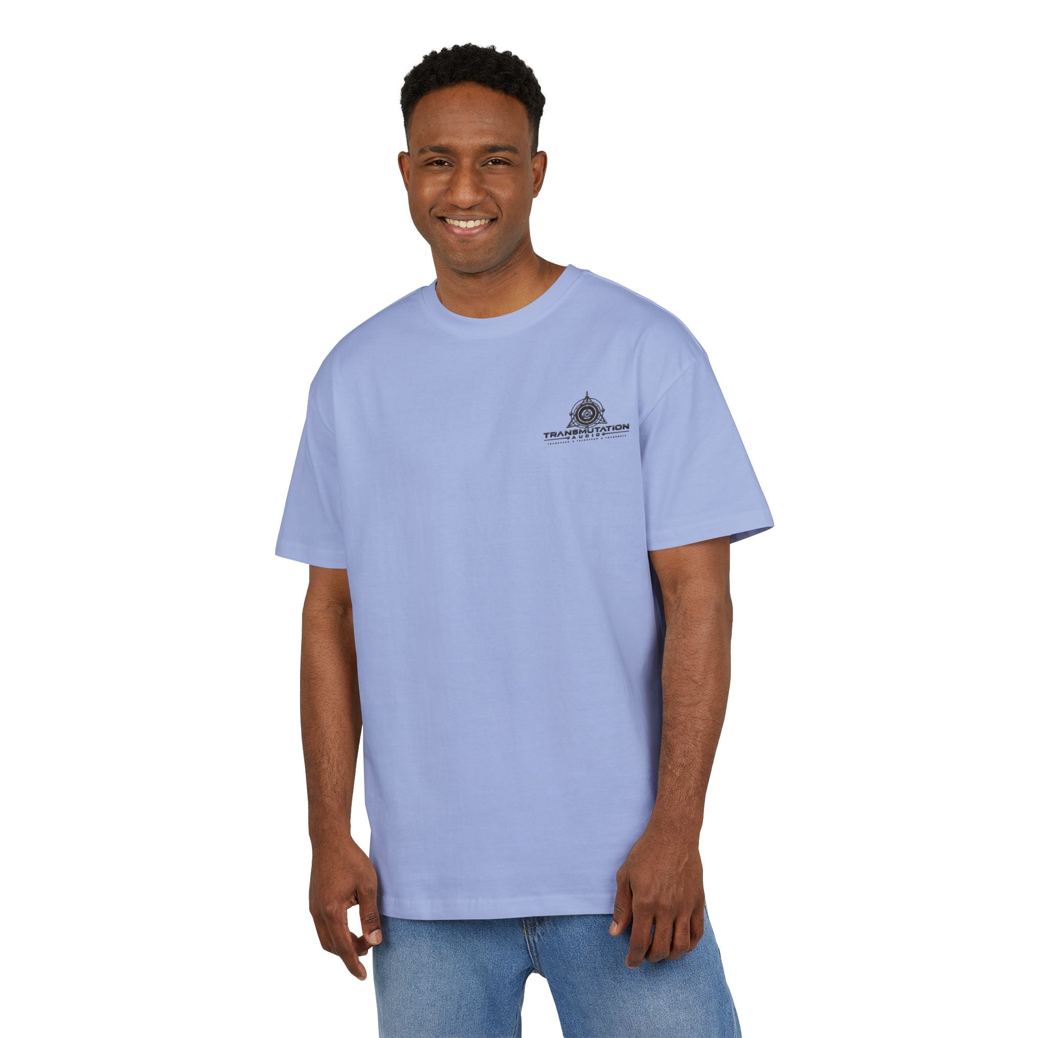 Oversized Tee — Subtle Crest Logo Chest Print
