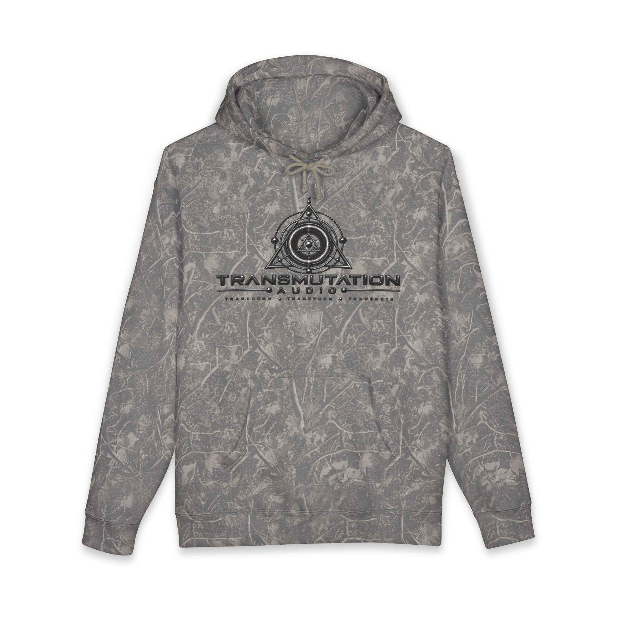 Transmutation Audio Logo Hoodie — Minimalist Music Brand Pullover