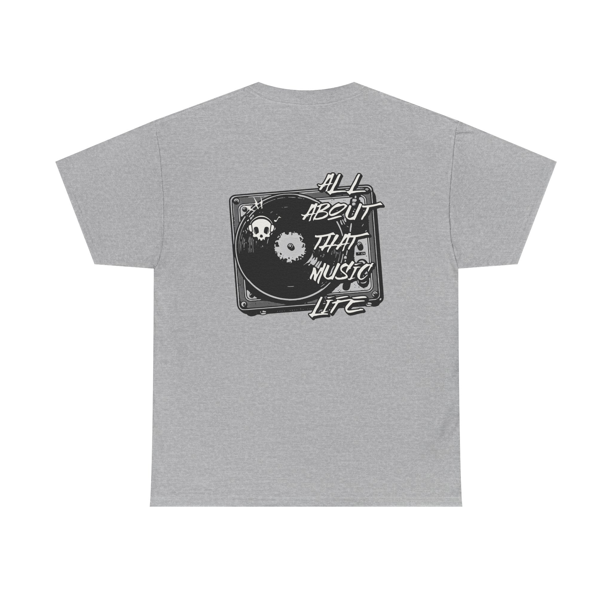 Music Life T-Shirt — "All About That Music Life" Turntable Tee