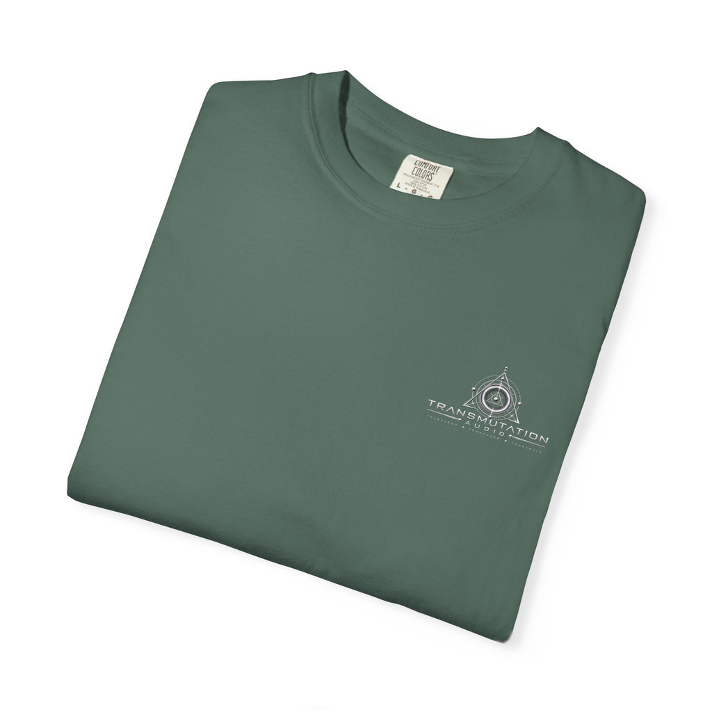 Minimal Compass Logo T-Shirt — Small Chest Graphic, Nautical Adventure Tee