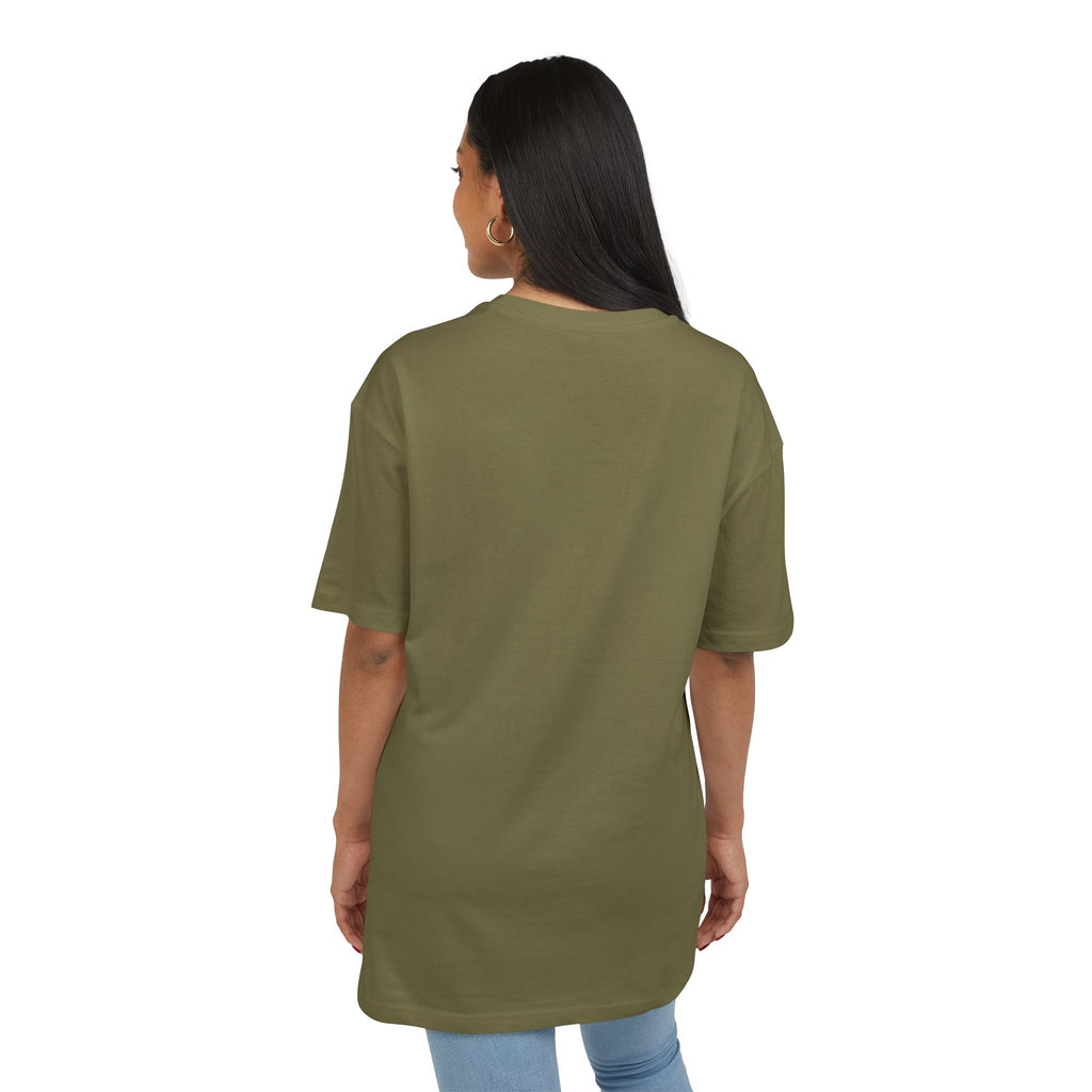 Oversized Tee — Small Chest Crest "Wilderness Explorer" Logo