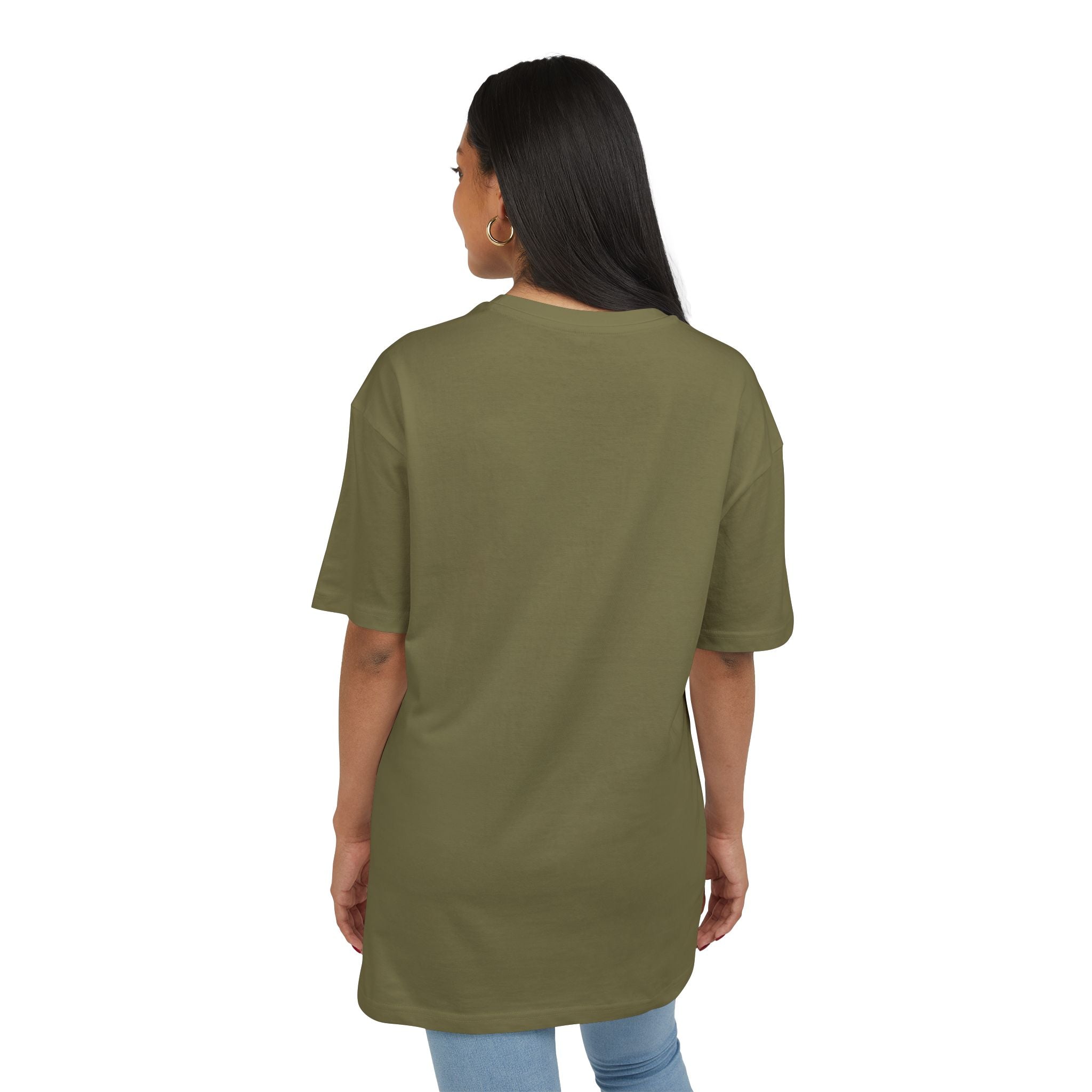 Oversized Tee — Small Chest Crest "Wilderness Explorer" Logo