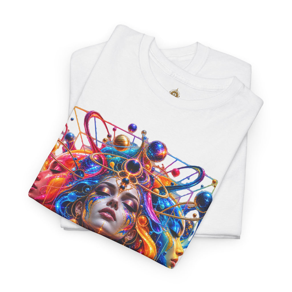 Chromatic Trinity, Three Faces of Infinity, Celestial Transmutation, Infinite Self, or Cosmic Consciousness, rave wear, festival