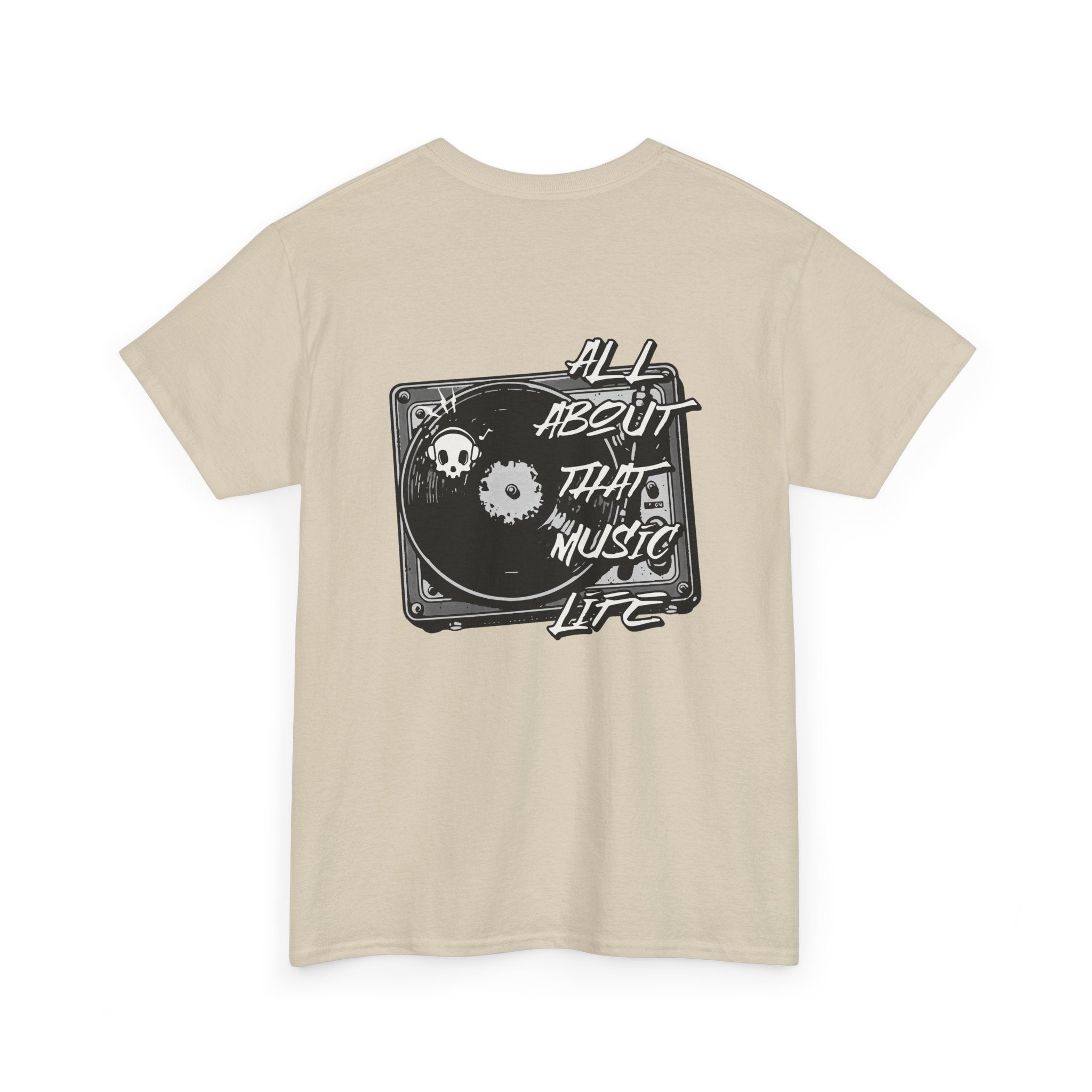 Music Life T-Shirt — "All About That Music Life" Turntable Tee