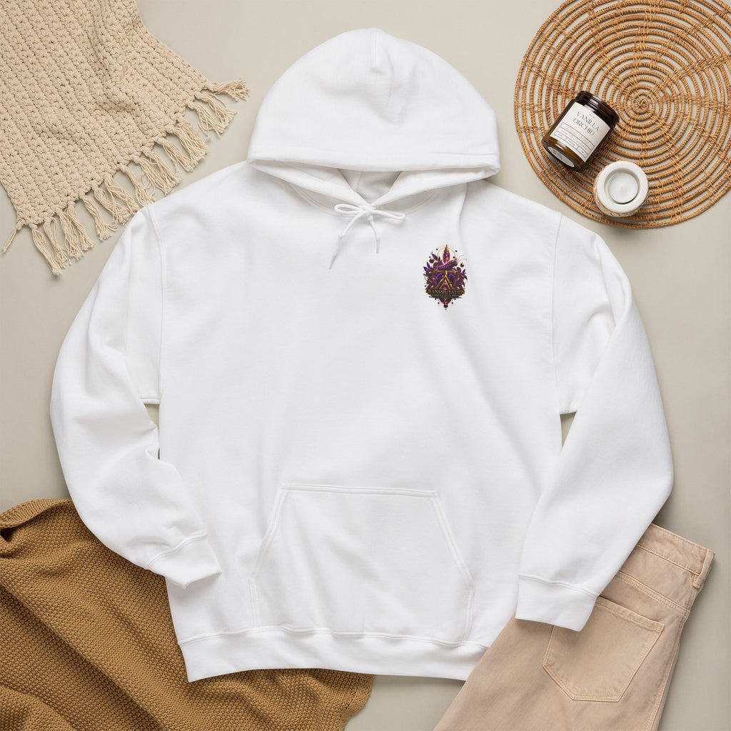 Transmutation Butterfly Hoodie — Mystical Purple Butterfly Graphic Sweatshirt