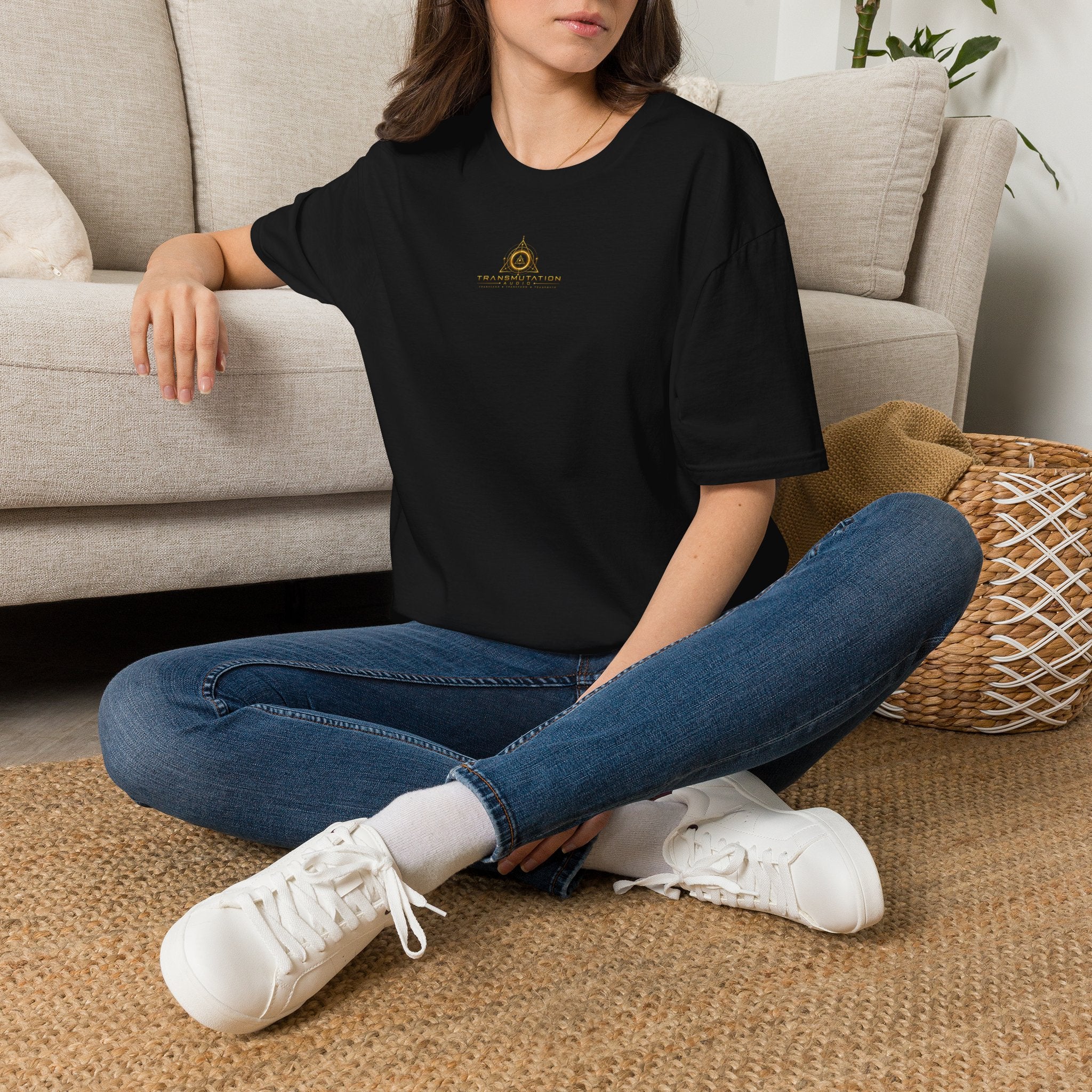Transmutation Alchemy Logo T‑Shirt — Minimal Spiritual Symbol Tee