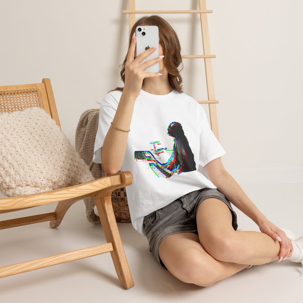 Signal Shift T-Shirt Glitch Music Producer Tee, Electronic Music Synth Shirt, Techno Rave Streetwear, DJ Festival Graphic Tee