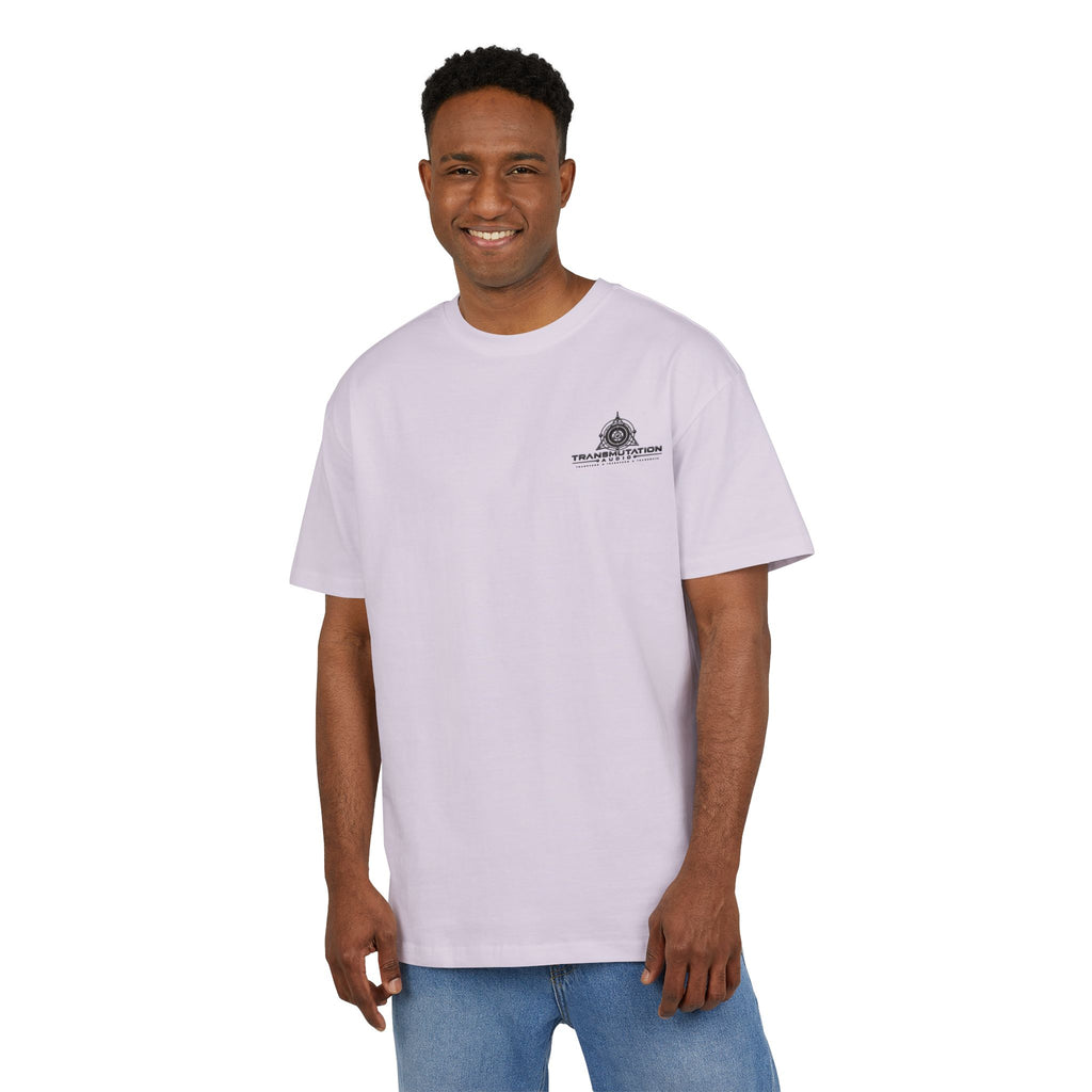 Oversized Tee — Subtle Crest Logo Chest Print
