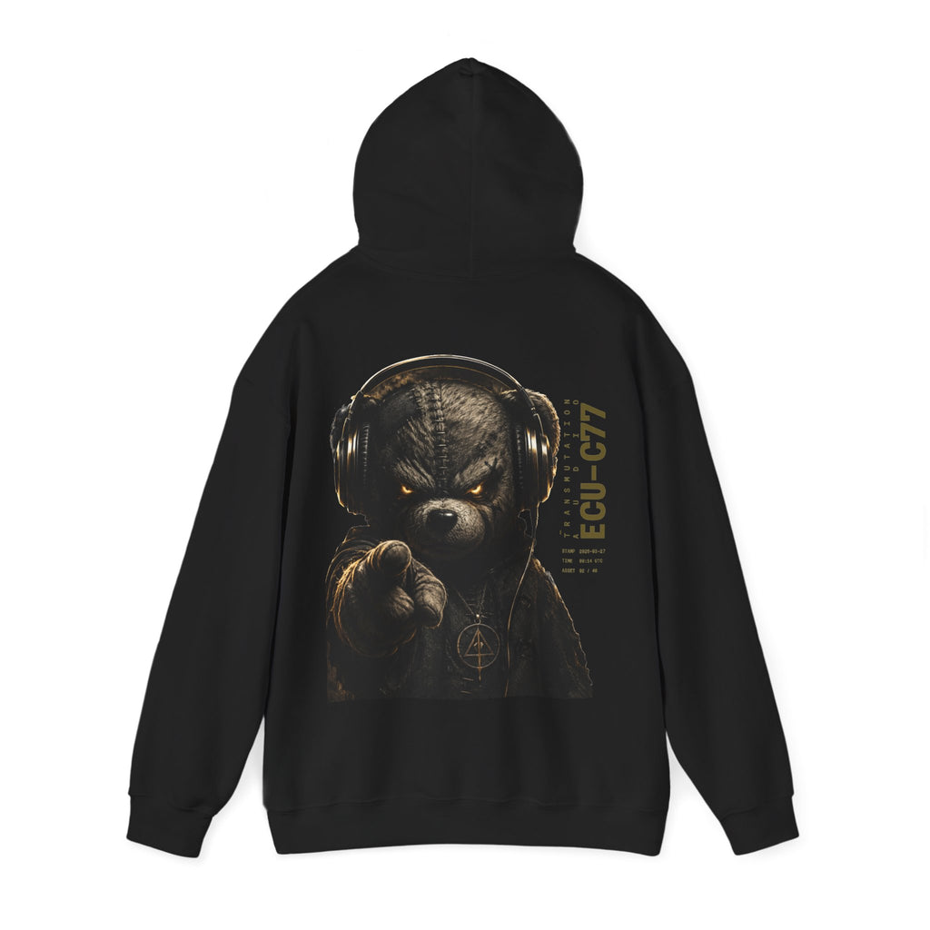 Hoodie - Tactical Teddy Pointing Graphic Pullover