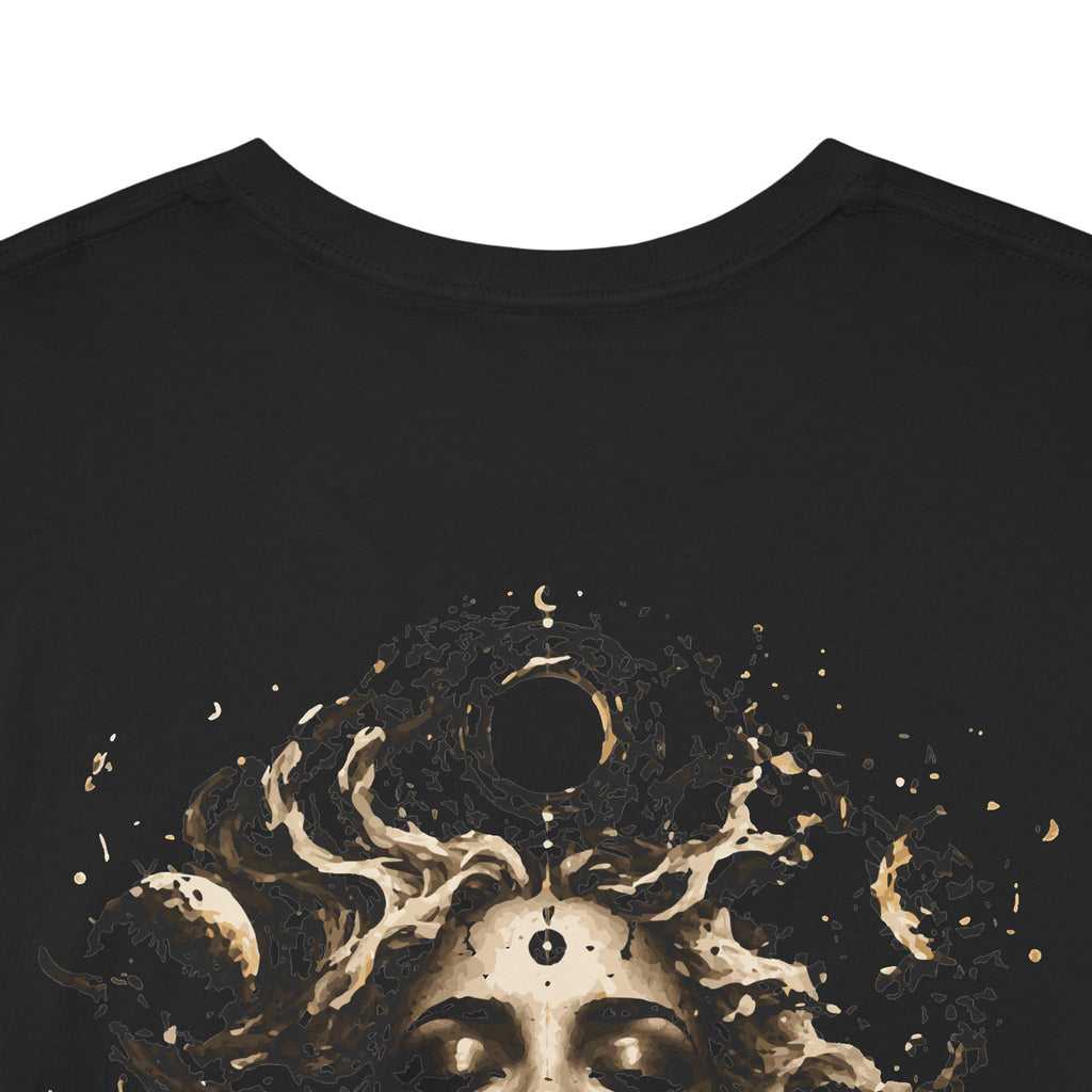 Mythic Medusa Graphic Tee — Dark Goddess Back Print