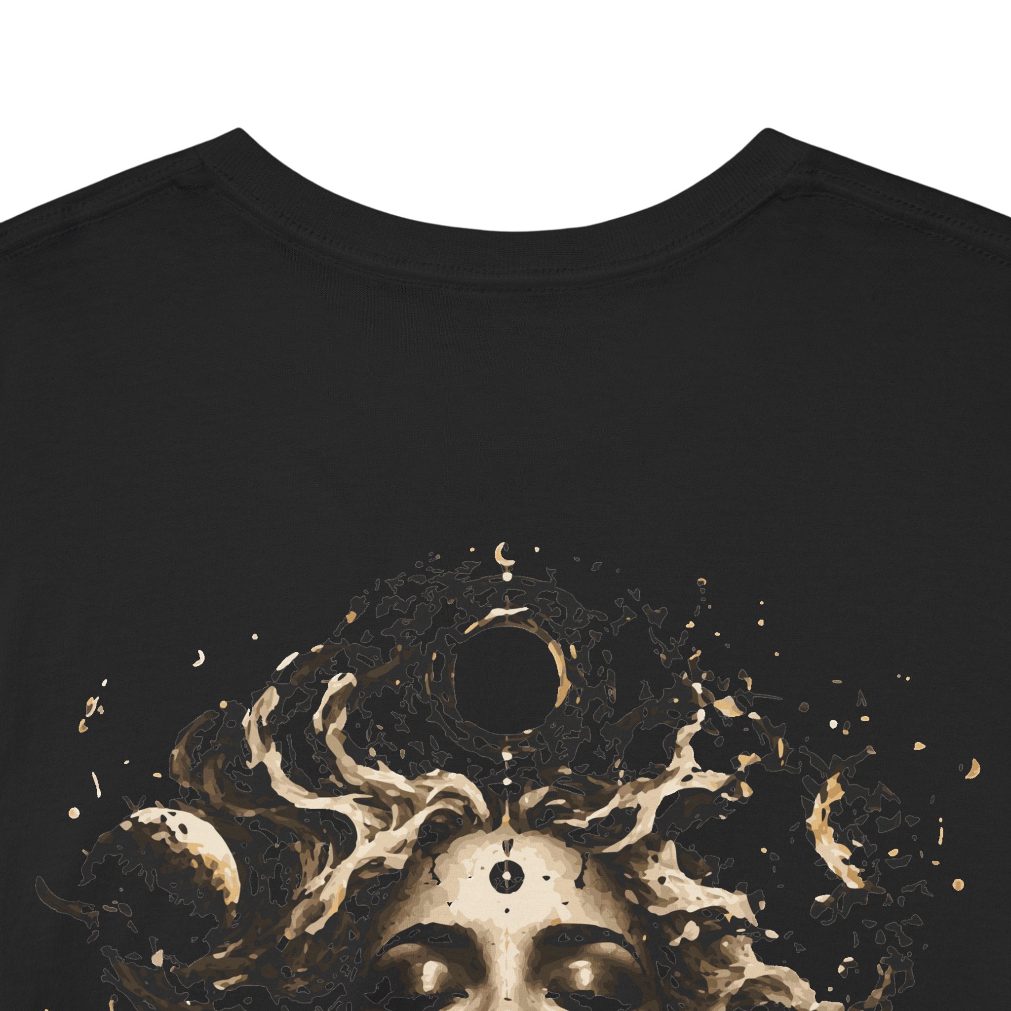 Mythic Medusa Graphic Tee — Dark Goddess Back Print