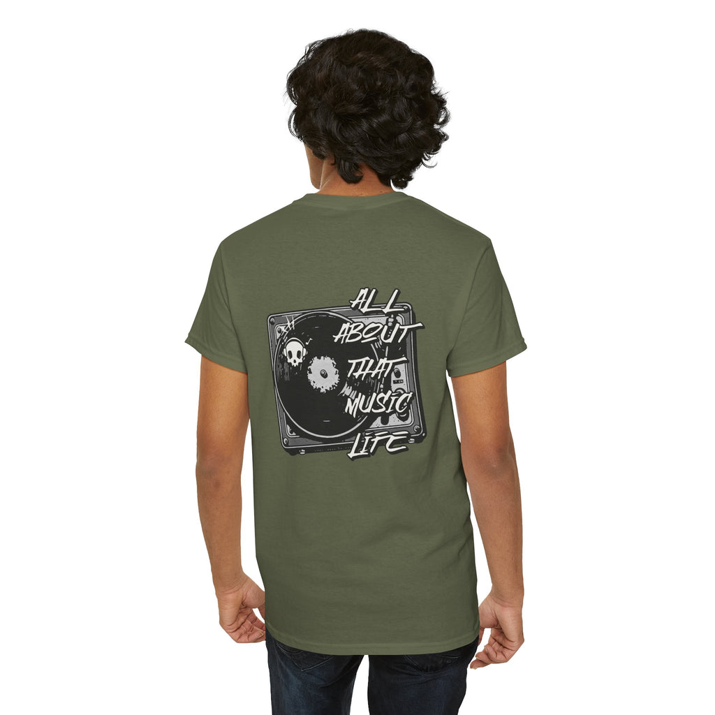 Music Life T-Shirt — "All About That Music Life" Turntable Tee
