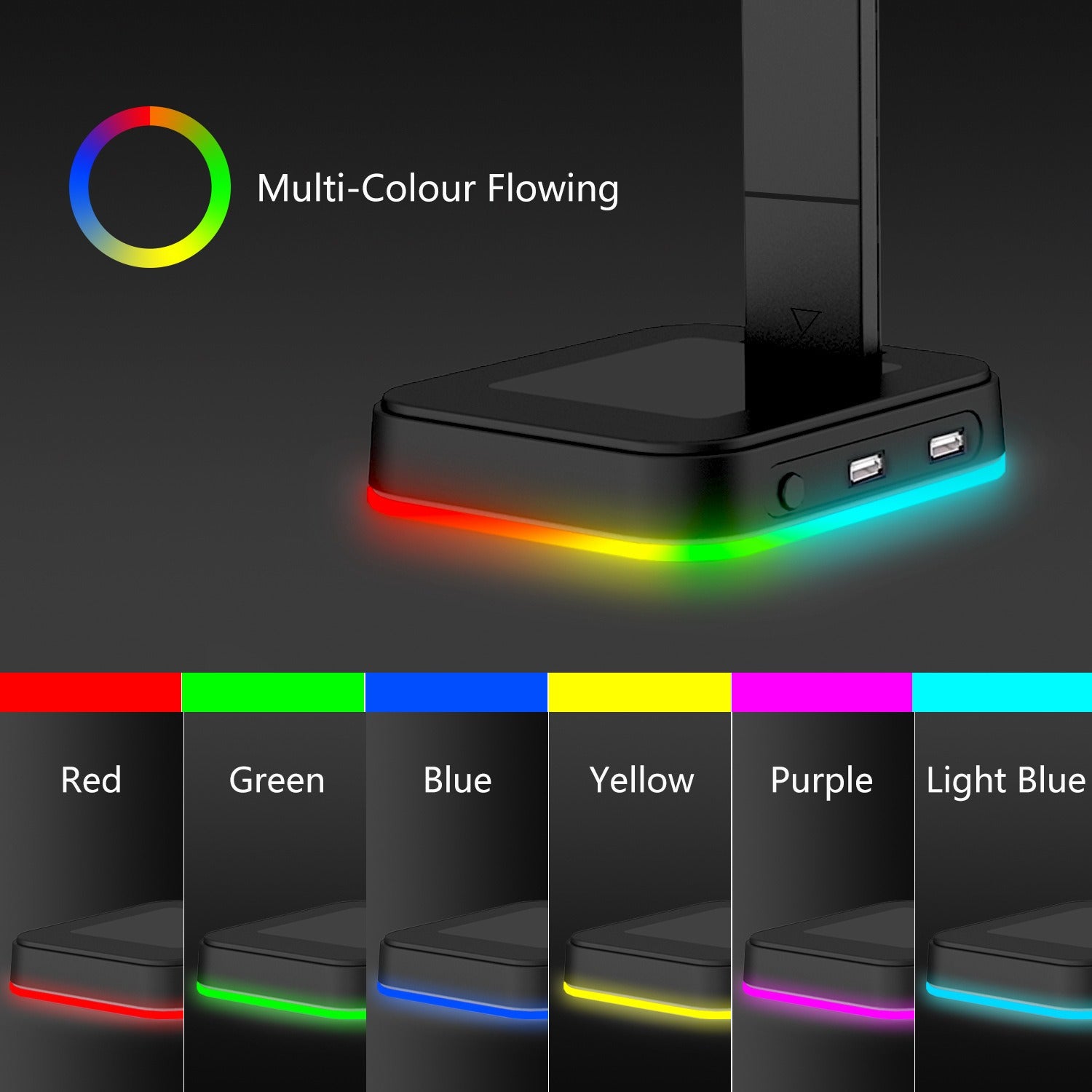 RGB Headphone Stand