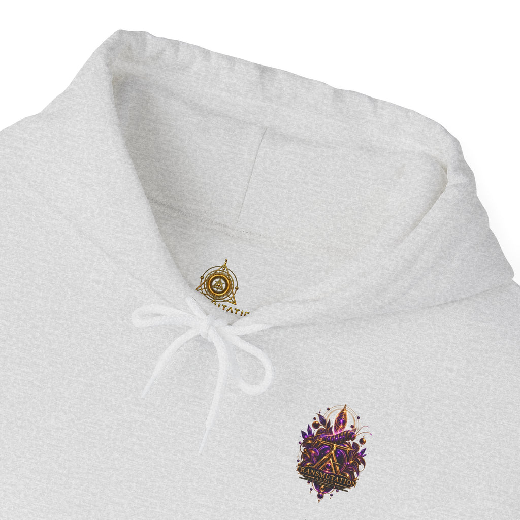 Butterfly Transformation Hoodie — Purple Gothic Metamorphosis Sweatshirt