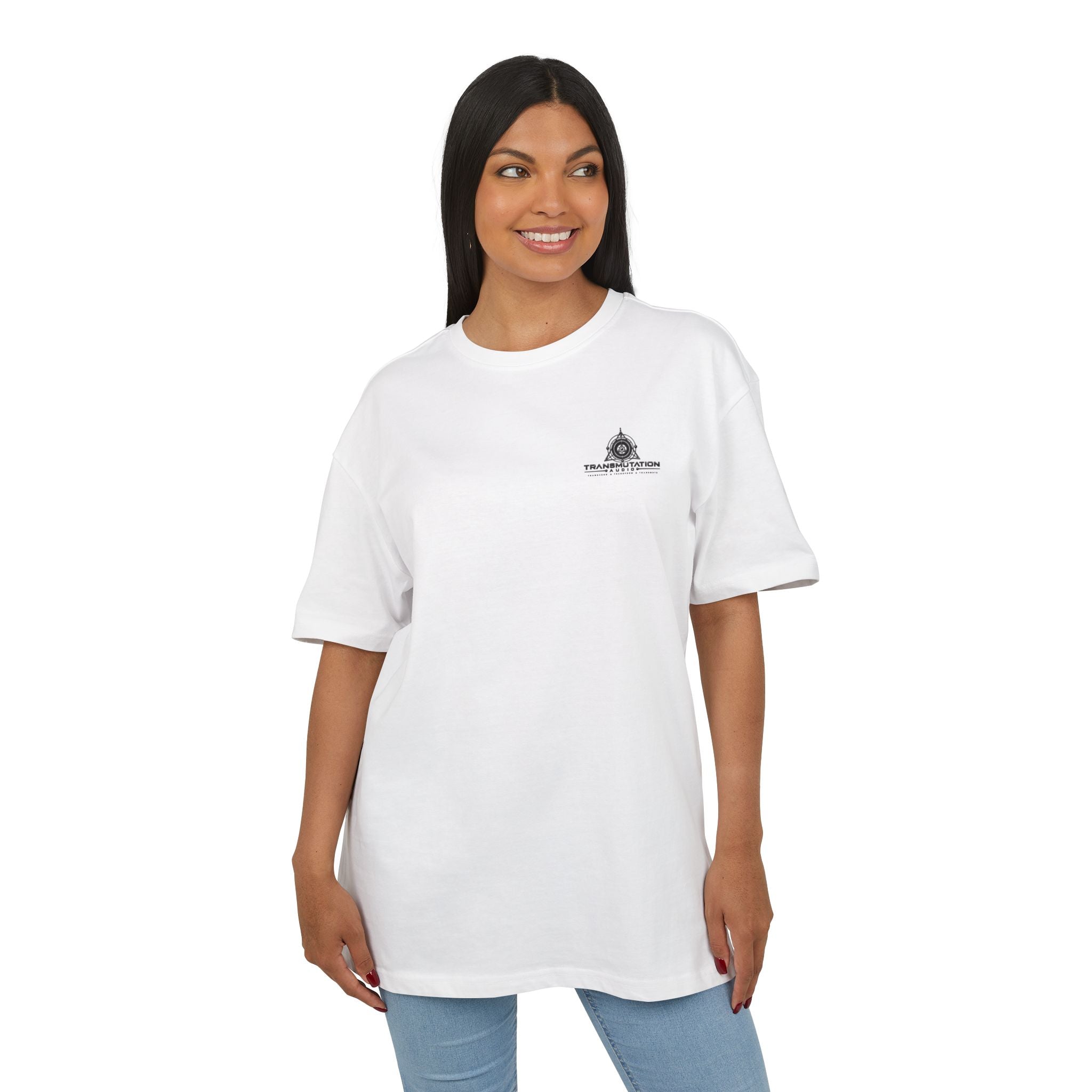 Oversized Tee — Small Chest Crest "Wilderness Explorer" Logo