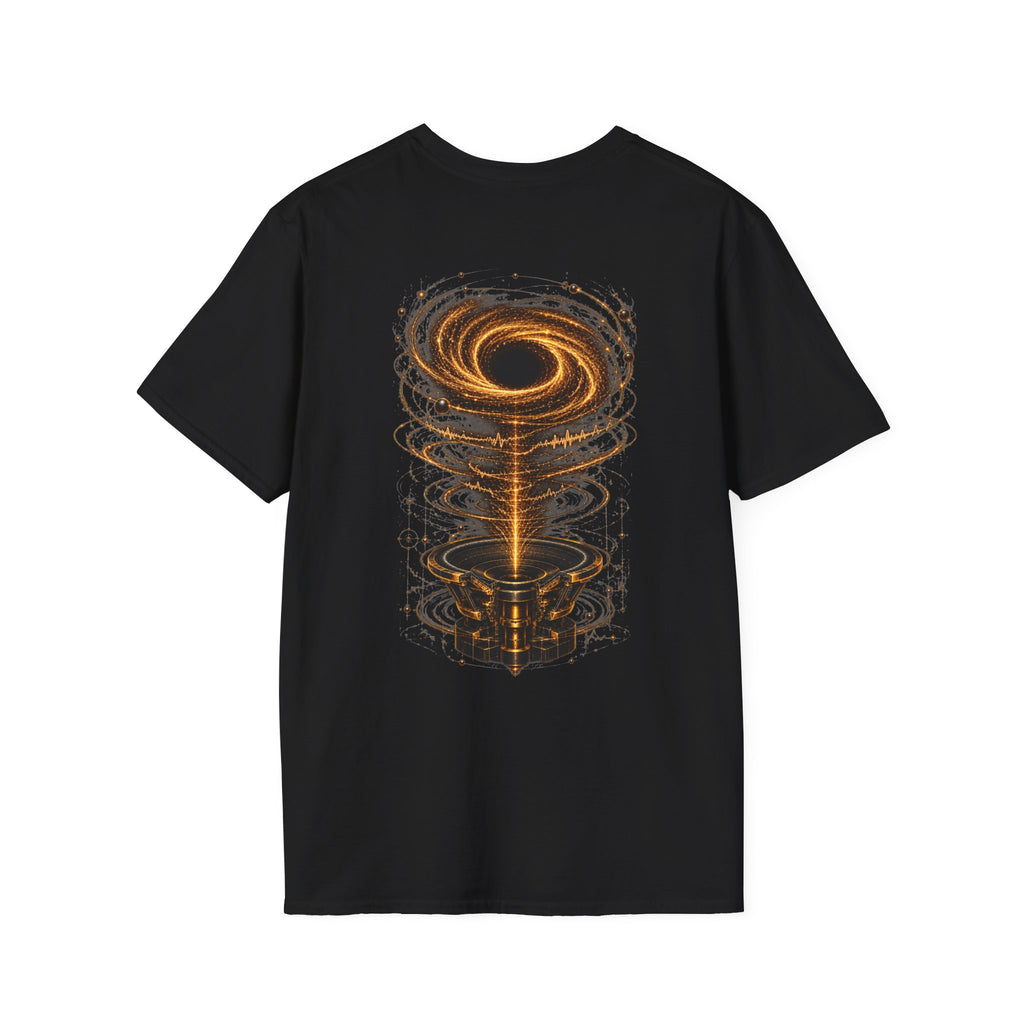 T-Shirt — Golden Minimalist Temple Logo Tee