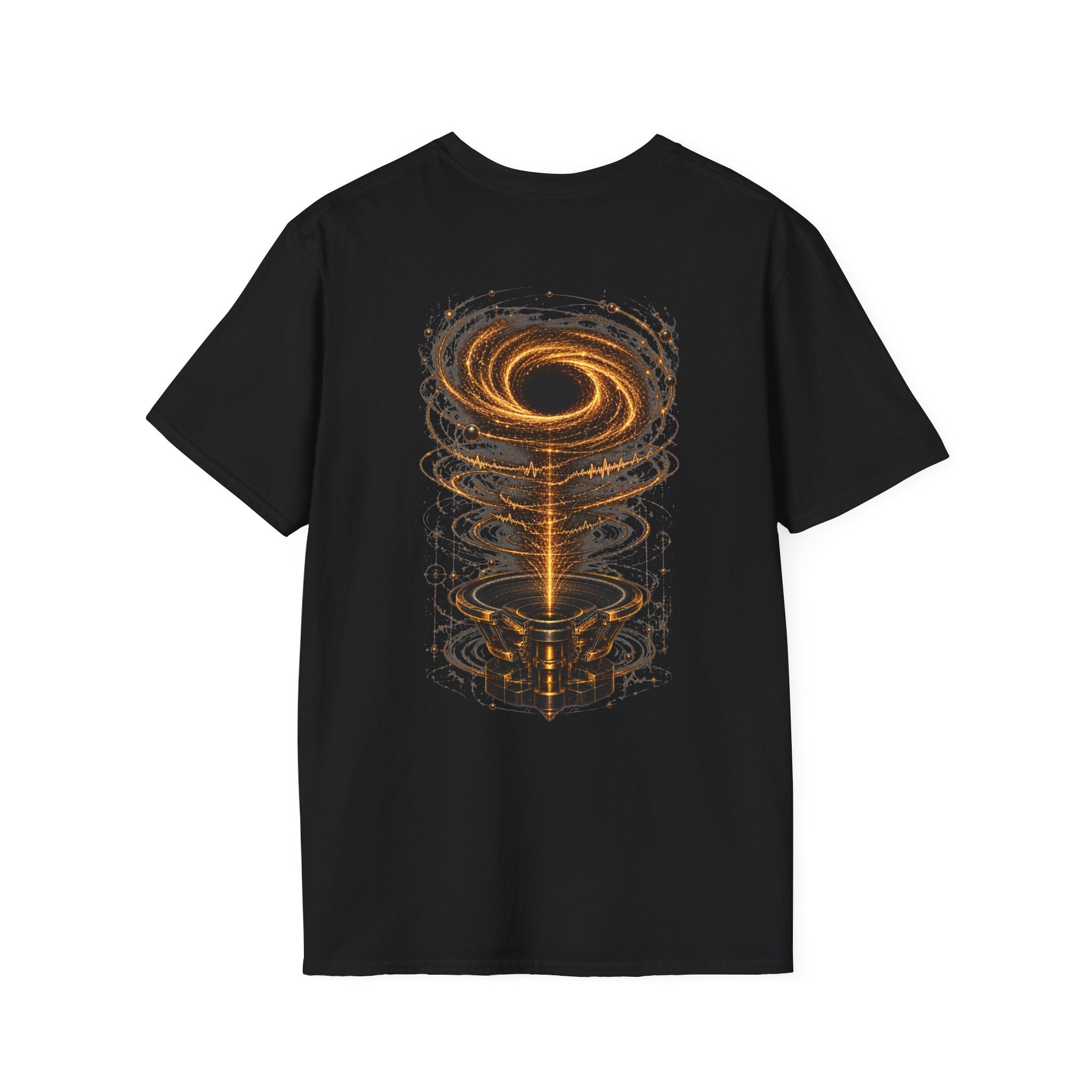 T-Shirt — Golden Minimalist Temple Logo Tee