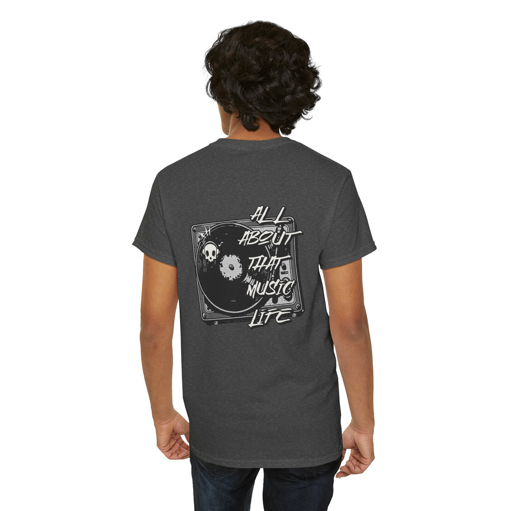 Music Life T-Shirt — "All About That Music Life" Turntable Tee