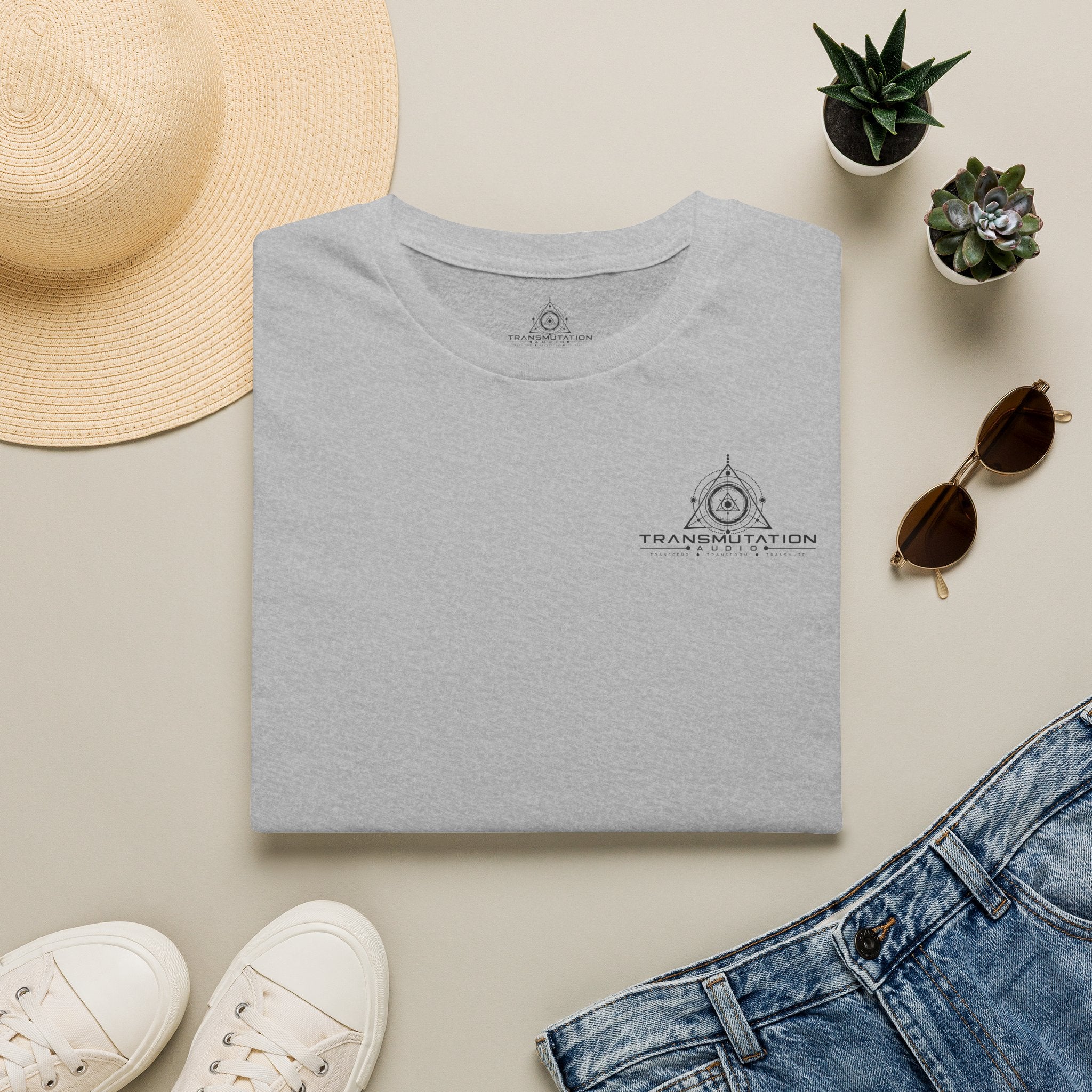 Transmutation Minimal Logo T-Shirt — Spiritual Geometry Tee