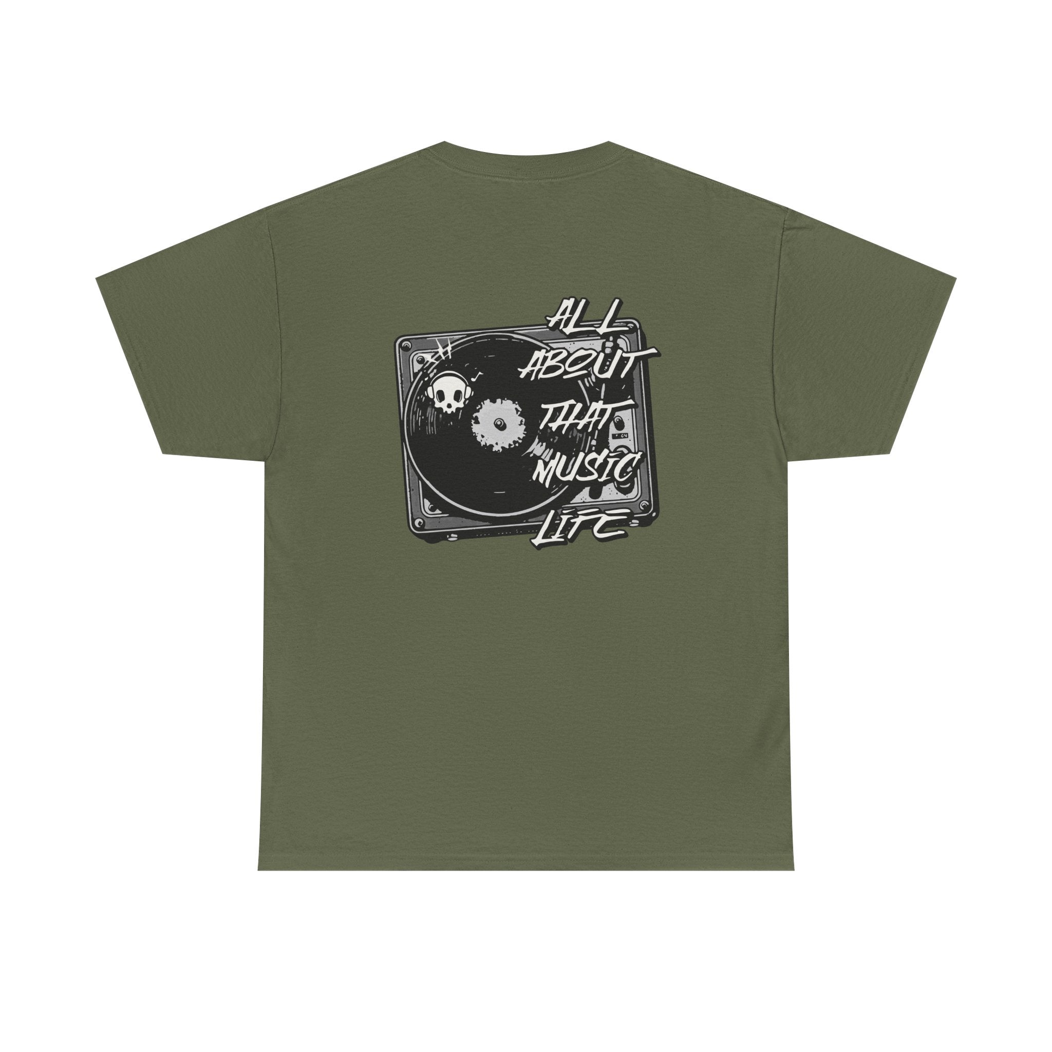 Music Life T-Shirt — "All About That Music Life" Turntable Tee