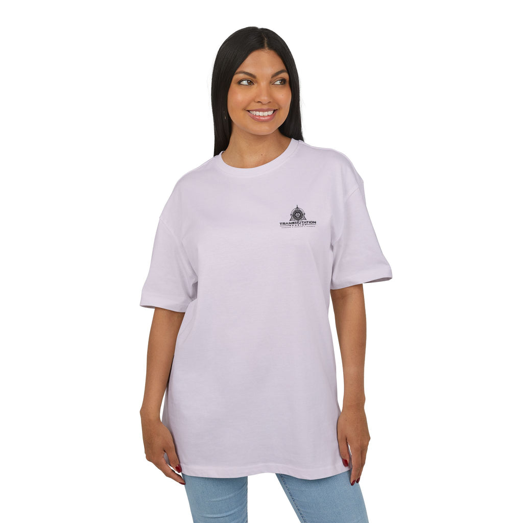 Oversized Tee — Small Chest Crest "Wilderness Explorer" Logo