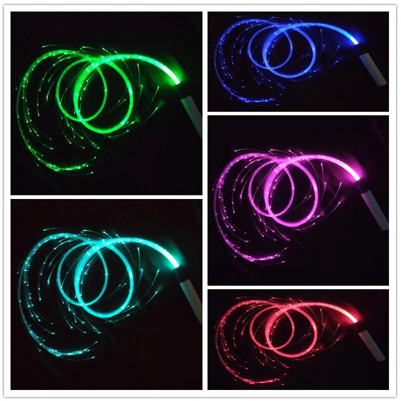LED Fiber Optic Whips