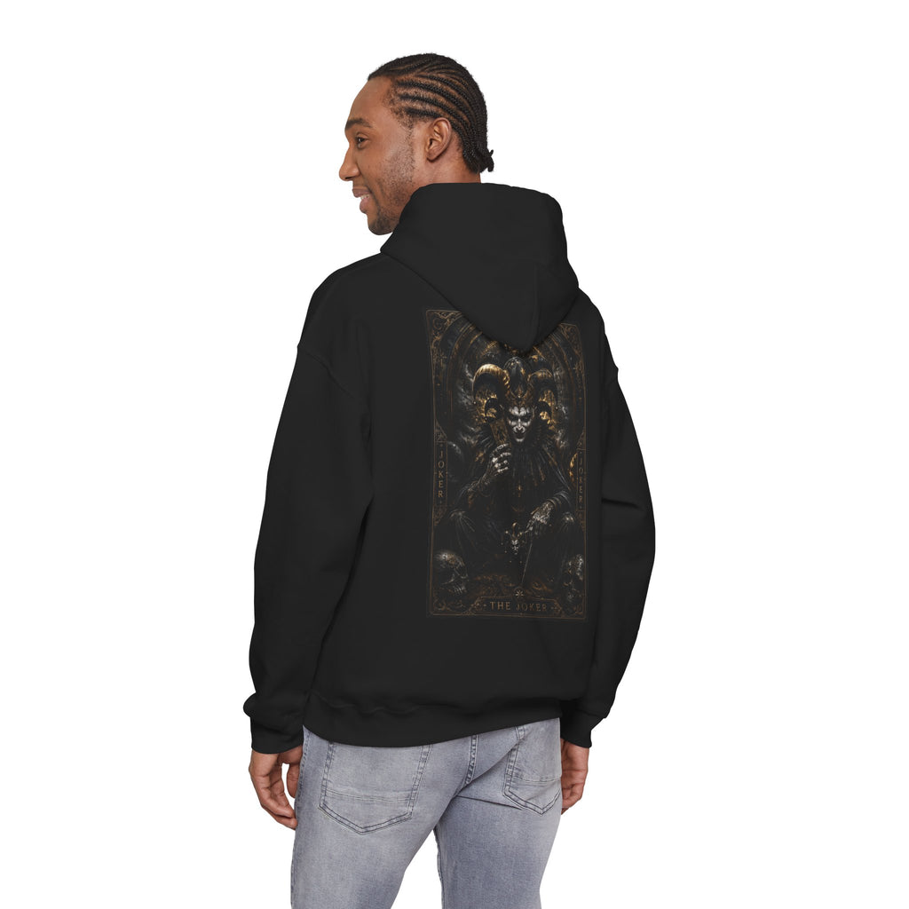 Hoodie – Dark King Throne Graphic Pullover (Gothic Skull Art)