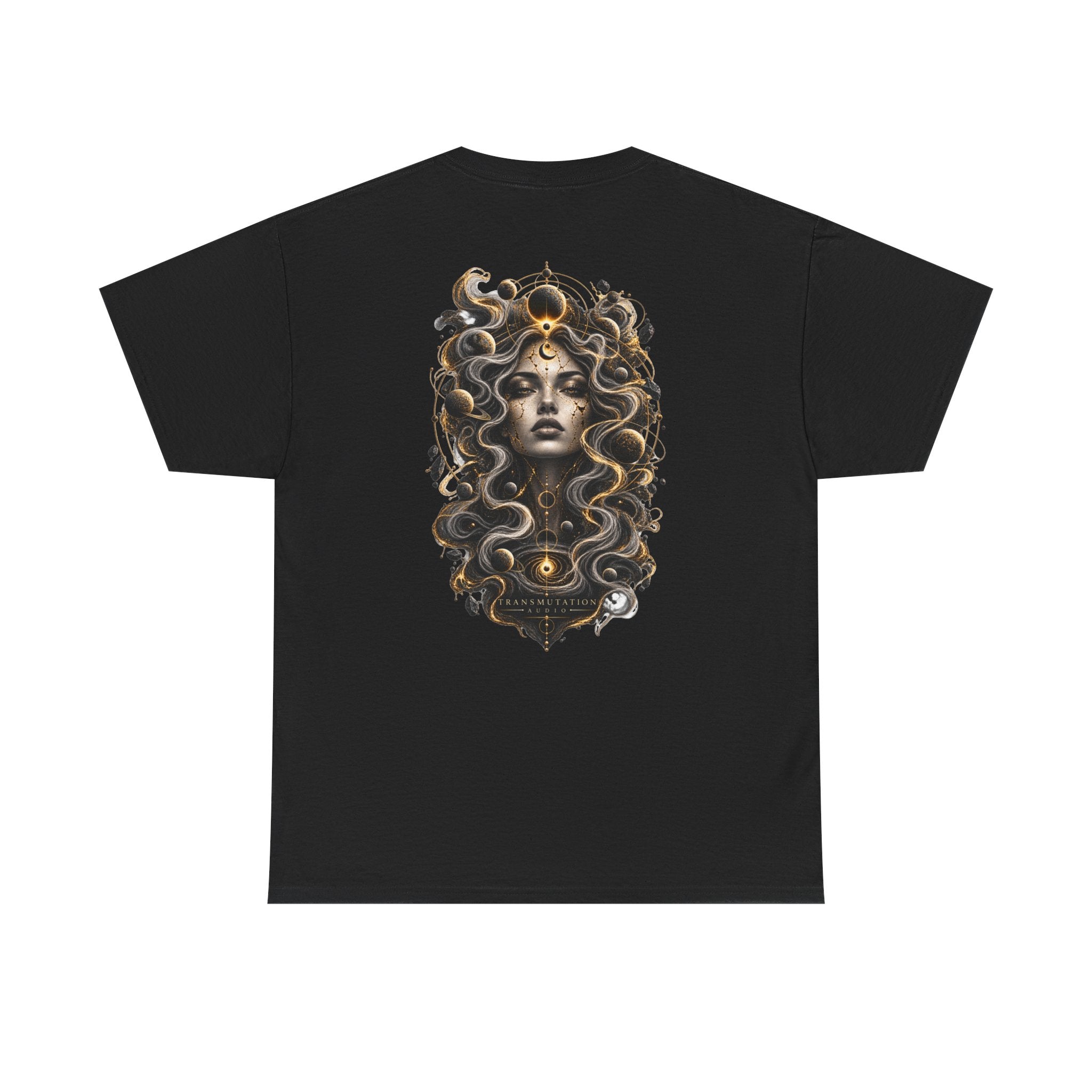 Medusa Mythology T‑Shirt — Gothic Medusa Art Tee (Snake Hair Portrait)