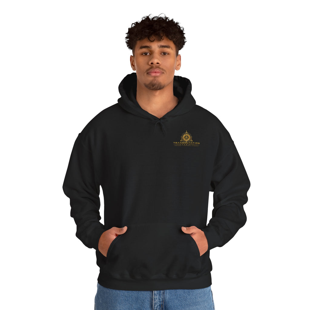 Mystic Musician Hoodie — Surreal Golden Treble Clef Art Sweatshirt