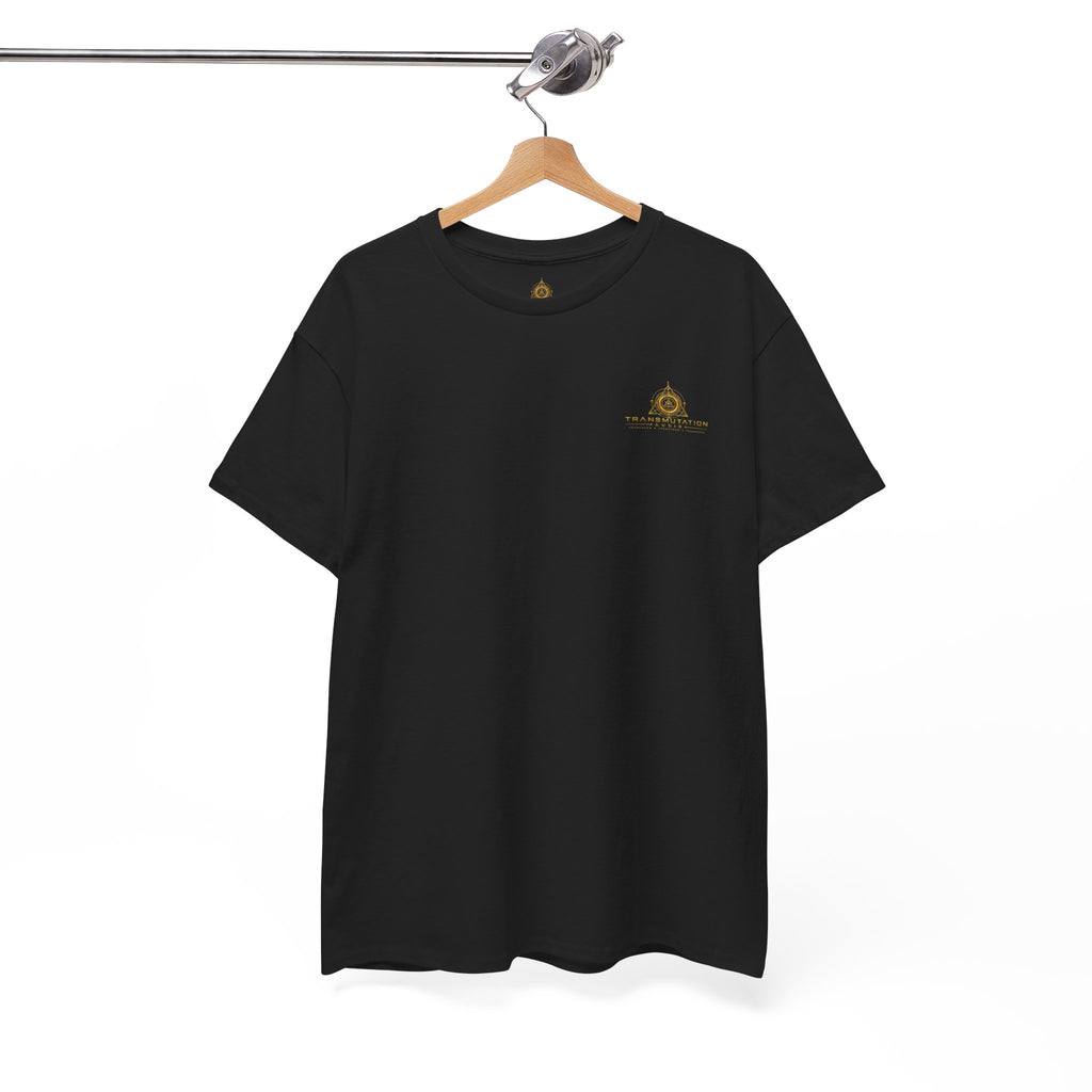 Graphic Tee — Dark Teddy Bear Night Scene with 'Little Monster' Back Print